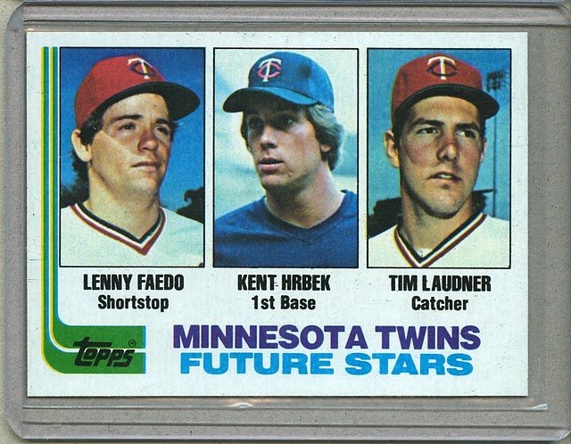 1982 Topps Baseball #766 Faedo/Hrbek/Laudner Pack Fresh