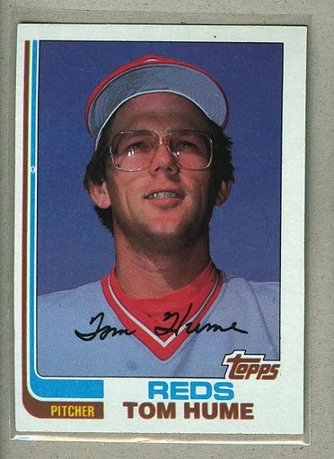 1982 Topps Baseball #763 Tom Hume Reds Pack Fresh