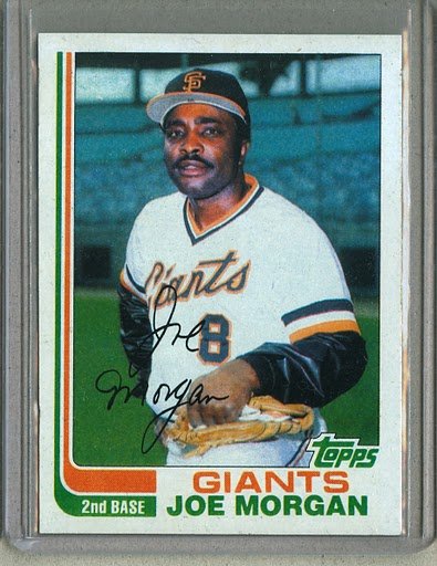 1982 Topps Baseball #754 Joe Morgan Giants Pack Fresh