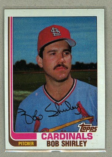 1982 Topps Baseball #749 Bob Shirley Cardinals Pack Fresh
