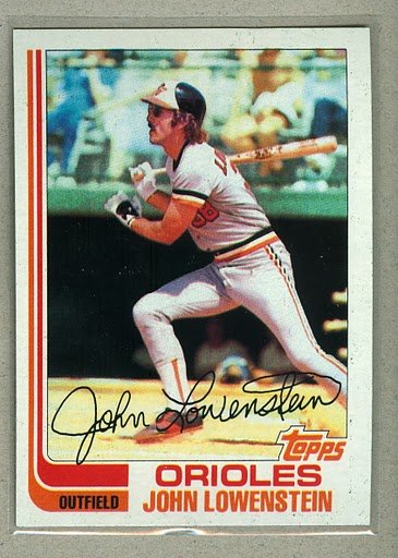 1982 Topps Baseball #747 John Lowenstein Orioles Pack Fresh