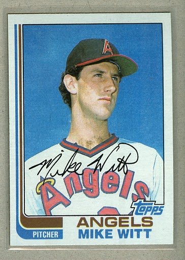 1982 Topps Baseball #744 Mike Witt Angels Pack Fresh