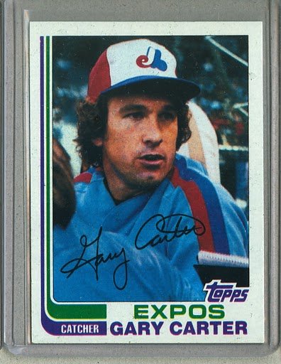 1982 Topps Baseball #730 Gary Carter Expos Pack Fresh