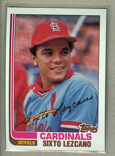 1982 Topps Baseball #727 Sixto Lezcano Cardinals Pack Fresh