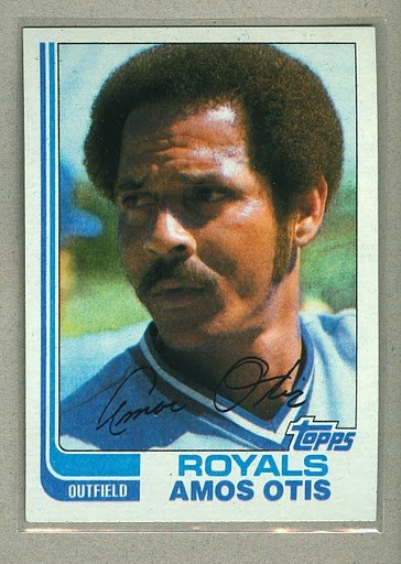 1982 Topps Baseball #725 Amos Otis Royals Pack Fresh