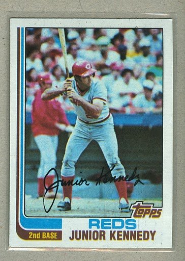 1982 Topps Baseball #723 Junior Kennedy Reds Pack Fresh