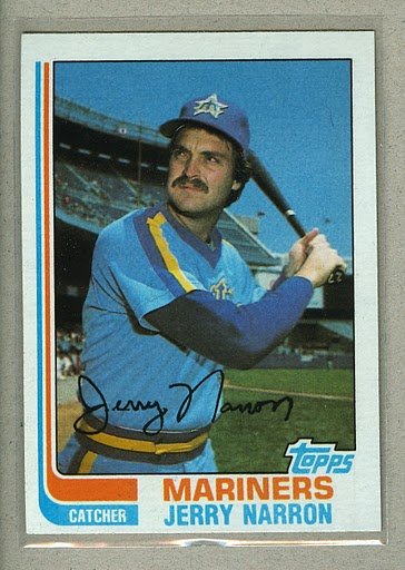 1982 Topps Baseball #719 Jerry Narron Mariners Pack Fresh