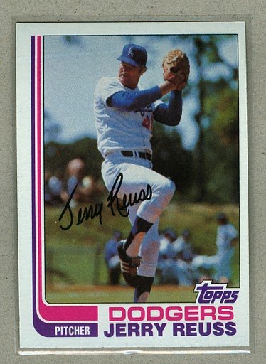 1982 Topps Baseball #710 Jerry Reuss Dodgers Pack Fresh
