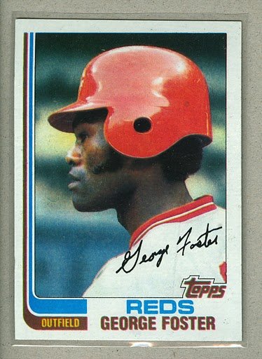 1982 Topps Baseball #700 George Foster Reds Pack Fresh