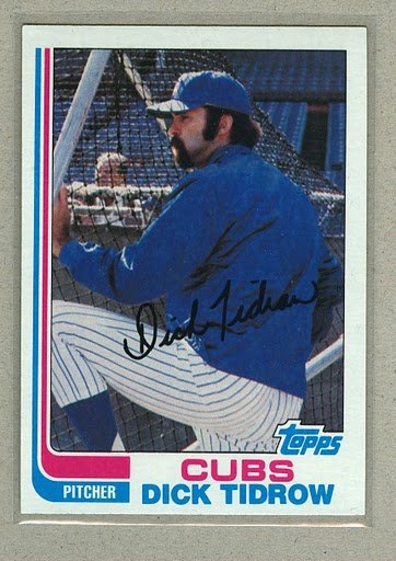 1982 Topps Baseball #699 Dick Tidrow Cubs Pack Fresh