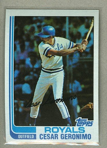 1982 Topps Baseball #693 Cesar Geronimo Royals Pack Fresh