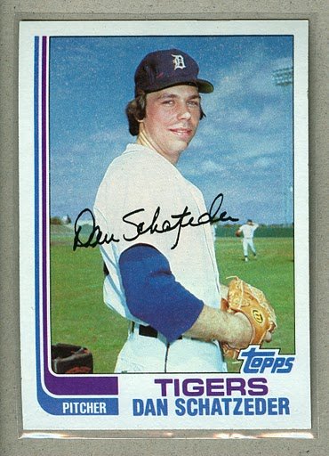 1982 Topps Baseball #691 Dan Schatzeder Tigers Pack Fresh