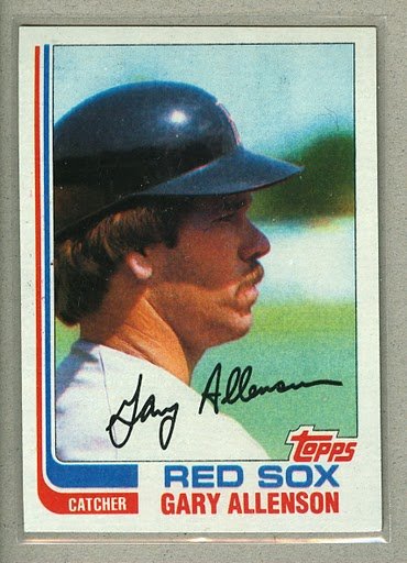 1982 Topps Baseball #686 Gary Allenson Red Sox Pack Fresh