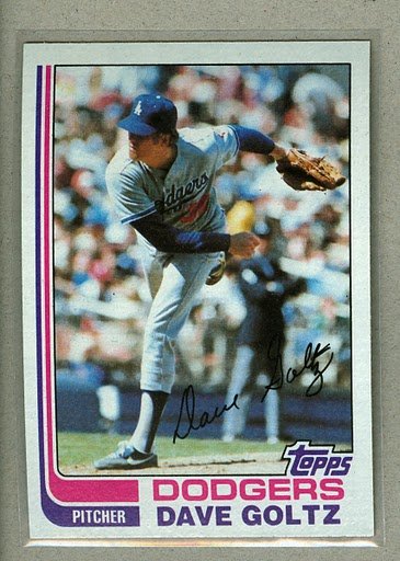1982 Topps Baseball #674 Dave Goltz Dodgers Pack Fresh
