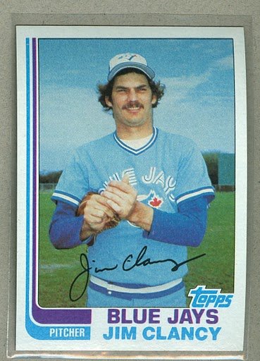 1982 Topps Baseball #665 Jim Clancy Blue Jays Pack Fresh