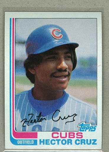 1982 Topps Baseball #663 Hector Cruz Cubs Pack Fresh