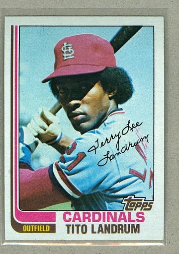 1982 Topps Baseball #658 Tito Landrum Cardinals Pack Fresh
