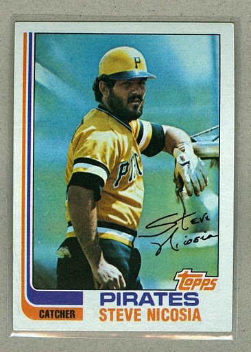 1982 Topps Baseball #652 Steve Nicosia Pirates Pack Fresh