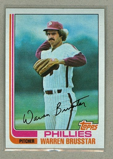 1982 Topps Baseball #647 Warren Brusstar Phillies Pack Fresh