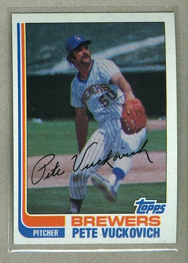 1982 Topps Baseball #643 Pete Vuckovich Brewers Pack Fresh