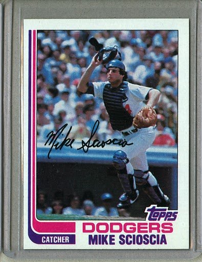 1982 Topps Baseball #642 Mike Scioscia Dodgers Pack Fresh