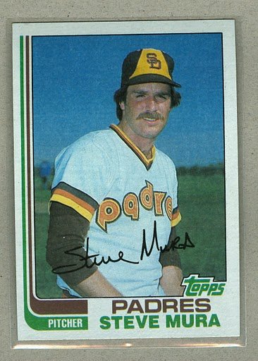 1982 Topps Baseball #641 Steve Mura Padres Pack Fresh