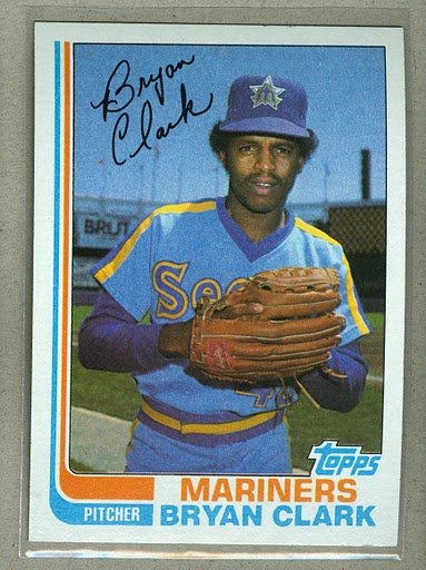 1982 Topps Baseball #632 Bryan Clark Mariners Pack Fresh