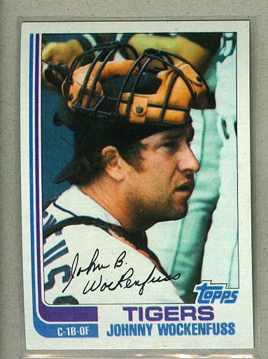 1982 Topps Baseball #629 Johnny Wockenfuss Tigers Pack Fresh