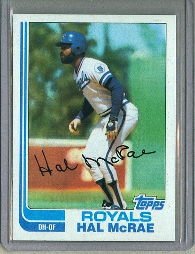 1982 Topps Baseball #625 Hal McRae Royals Pack Fresh