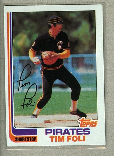 1982 Topps Baseball #618 Tim Foli Pirates Pack Fresh
