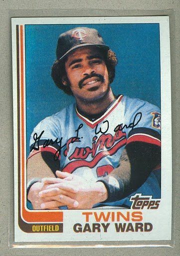 1982 Topps Baseball #612 Gary Ward Twins Pack Fresh