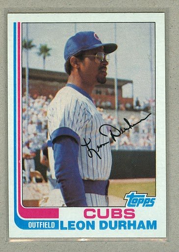 1982 Topps Baseball #607 Leon Durham Cubs Pack Fresh