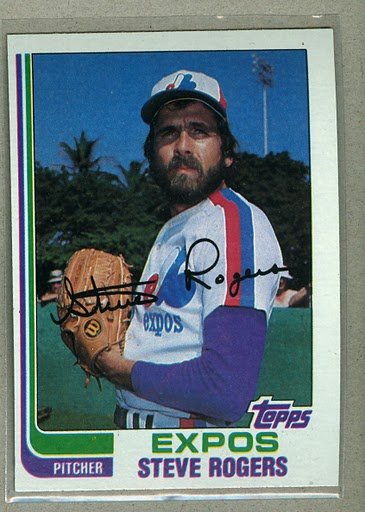 1982 Topps Baseball #605 Steve Rogers Expos Pack Fresh