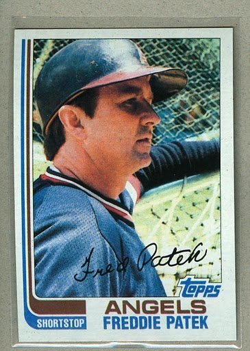 1982 Topps Baseball #602 Freddie Patek Angels Pack Fresh