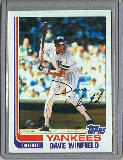 1982 Topps Baseball #600 Dave Winfield Yankees Pack Fresh