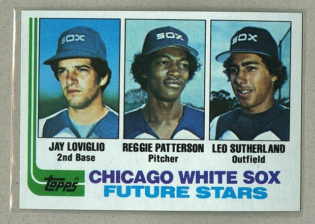 1982 Topps Baseball #599 Loviglio/Patterson/Sutherland RC White Sox Pack Fresh