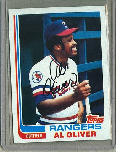 1982 Topps Baseball #590 Al Oliver Rangers Pack Fresh