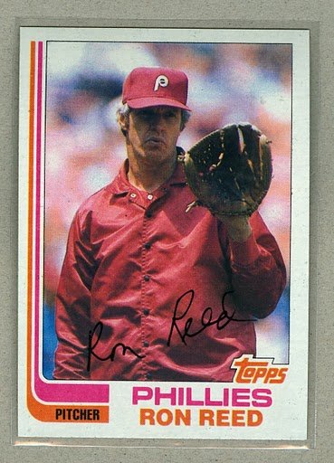 1982 Topps Baseball #581 Ron Reed Phillies Pack Fresh