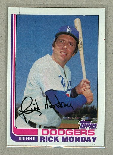 1982 Topps Baseball #577 Rick Monday Dodgers Pack Fresh