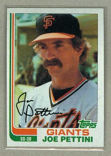 1982 Topps Baseball #568 Joe Pettini Giants Pack Fresh