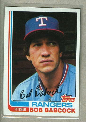 1982 Topps Baseball #567 Bob Babcock Rangers Pack Fresh