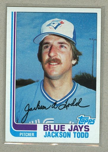 1982 Topps Baseball #565 Jackson Todd Blue Jays Pack Fresh