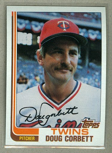 1982 Topps Baseball #560 Doug Corbett Twins Pack Fresh