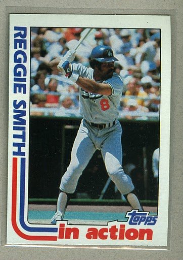 1982 Topps Baseball #546 Reggie Smith Dodgers Pack Fresh