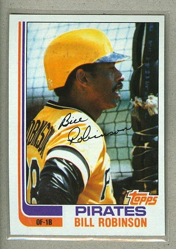 1982 Topps Baseball #543 Bill Robinson Pirates Pack Fresh
