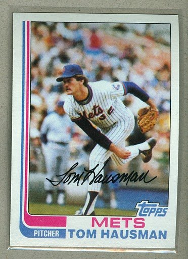 1982 Topps Baseball #524 Tom Hausman Mets Pack Fresh