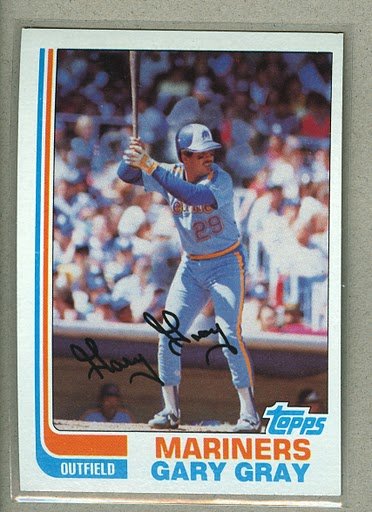 1982 Topps Baseball #523 Gary Gray Mariners Pack Fresh