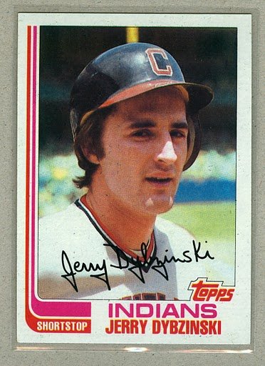 1982 Topps Baseball #512 Jerry Dybzinski Indians Pack Fresh