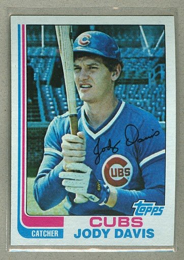 1982 Topps Baseball #508 Jody Davis Cubs Pack Fresh