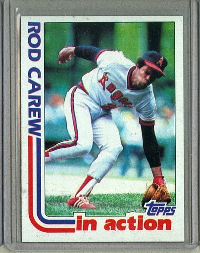1982 Topps Baseball #501 Rod Carew Angels Pack Fresh